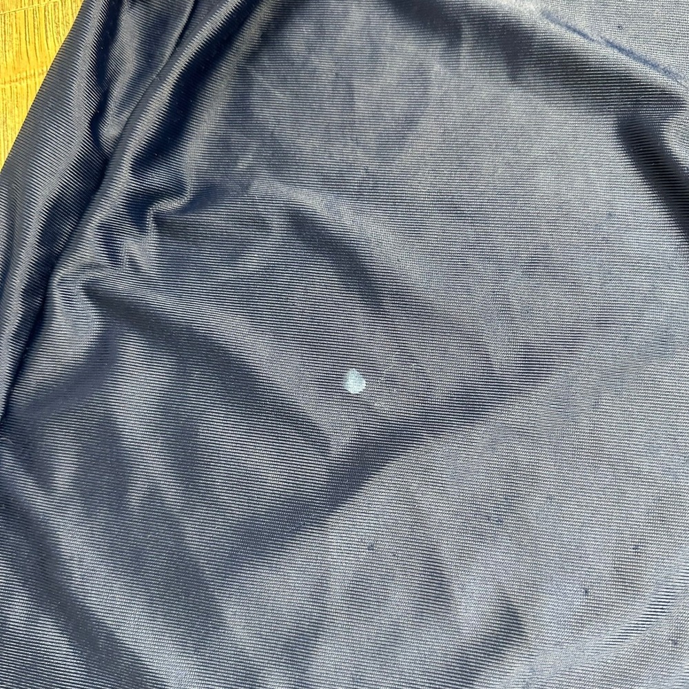 Nike Vintage 00s Athletic Shorts Men XL Navy Blue White Tag Shiny Silky Dazzle - Picture 4 of 7